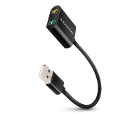 AXAGON ADA-12 Zewnętrzna karta dzwiękowa USB 2.0 48kHz/16-bit stereo, metal, kabel USB-A 15 cm - 722383 - zdjęcie 1